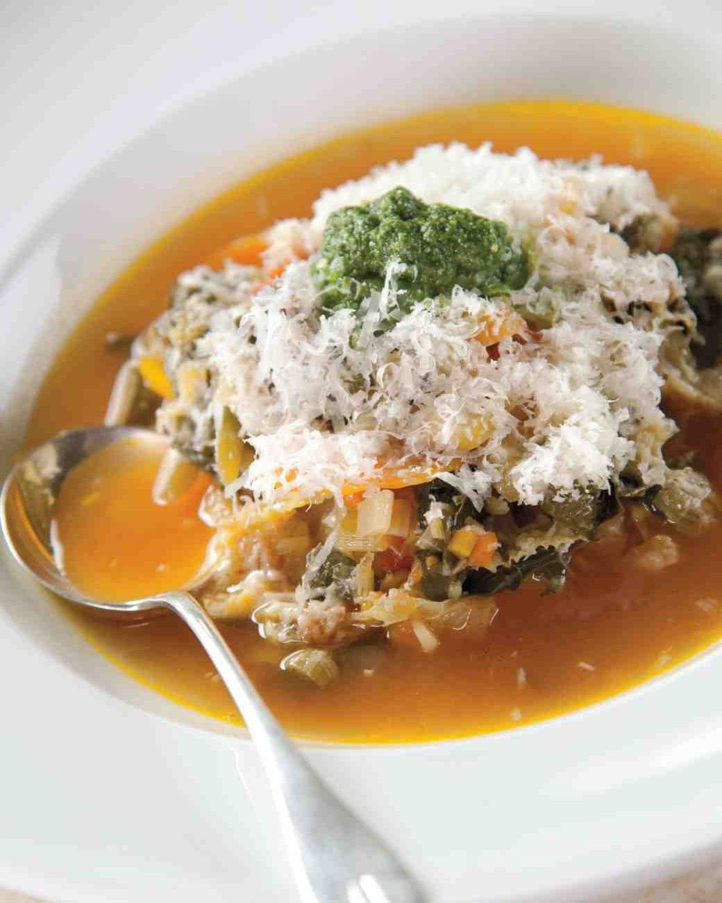 MINESTRONE z ziemniakami