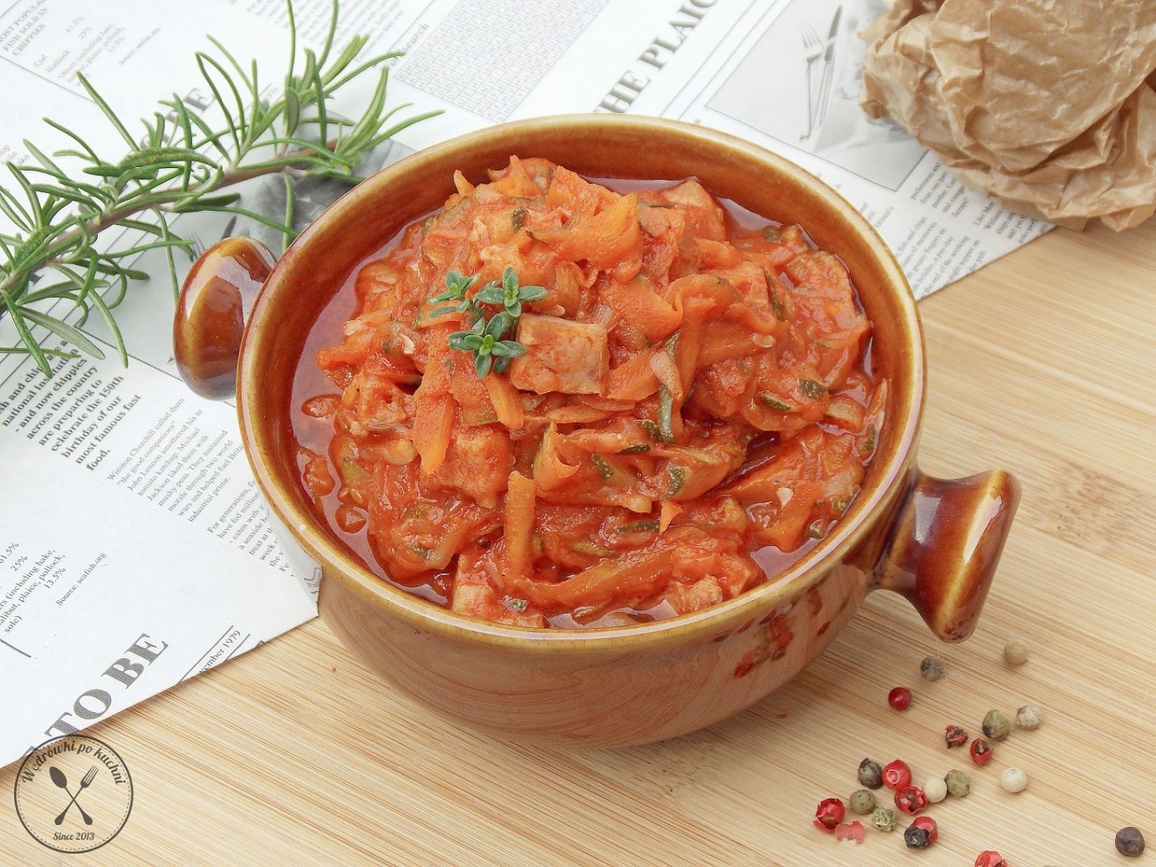 Bigos z cukinii