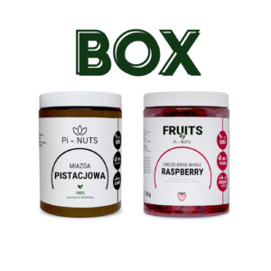 BOX 4 - 1x miazga z pistacji 1kg 1x malina liofilizowana cała 80g