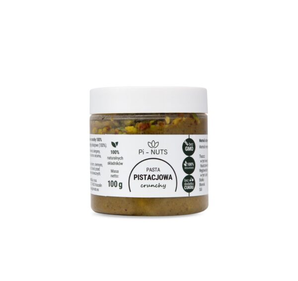 Pasta pistacjowa crunchy 100% 100g